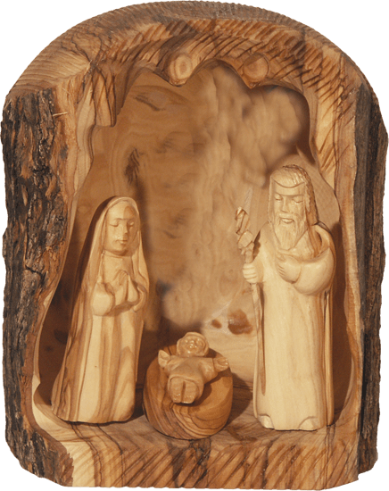 Crib with Holy Family