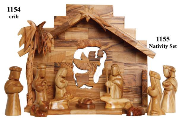 Crib with Nativity Sets